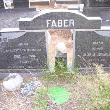 FABER Jacobus Johannes 1910-19?? &amp; Anna Susanna FABER 1924-1978