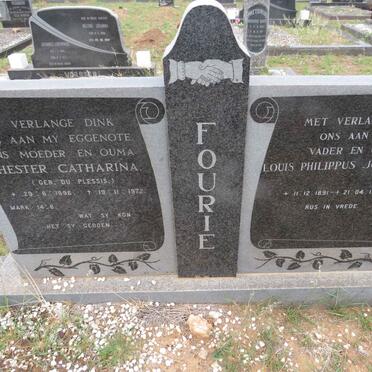 FOURIE Louis Philippus Johannes 1891-1984 & Hester Catharina DU PLESSIS 1896-1972