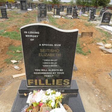 FILLIES Seitisho Elizabeth 1952-2023