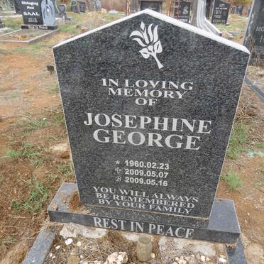 GEORGE Josephine 1960-2009