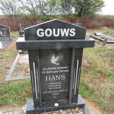 GOUWS Hans 1949-2012