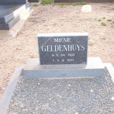 GELDENHUYS Mienie 1900-1994