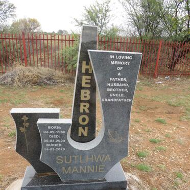 HEBRON Sutlhwa Mannie 1960-2020