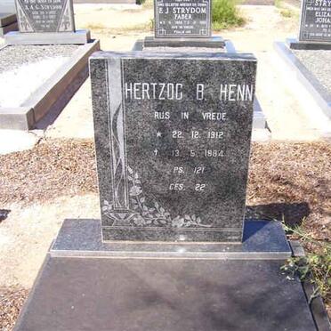 HENN Hertzog B. 1912-1984