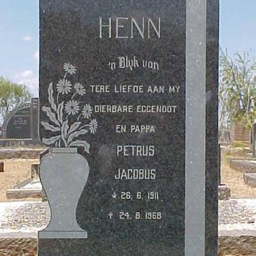 HENN Petrus Jacobus 1911-1968