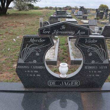 JAGER Hermanus Steyn, de 1906-1986 & Johanna Catharina 1908-1985