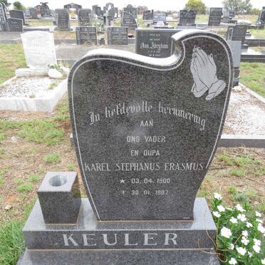 KEULER Karel Stephanus Erasmus 1900-1987