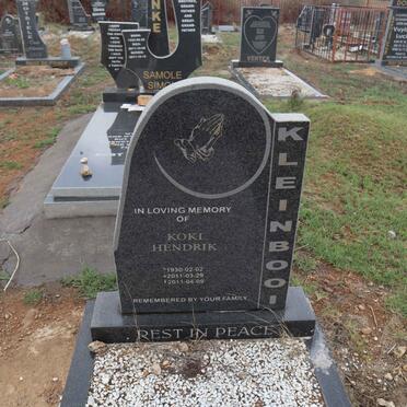 KLEINBOOI Koki Hendrik 1930-2011
