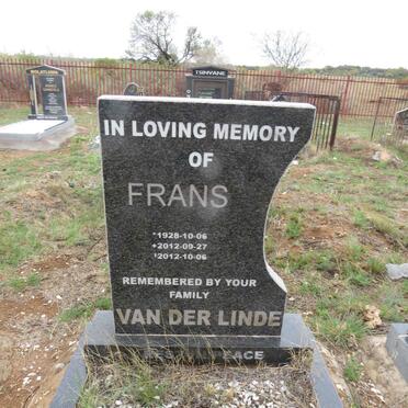 LINDE Frans, van der 1928-2012