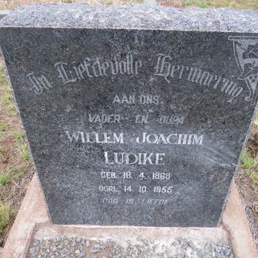 LUDIKE Willem Joachim 1868-1955