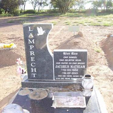 LAMPRECHT Jacobus Mathiam 1952-2001