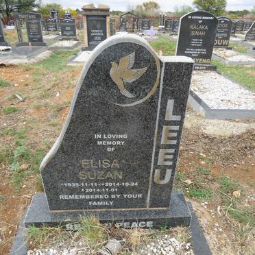 LEEUW Elisa Suzan 1935-2014