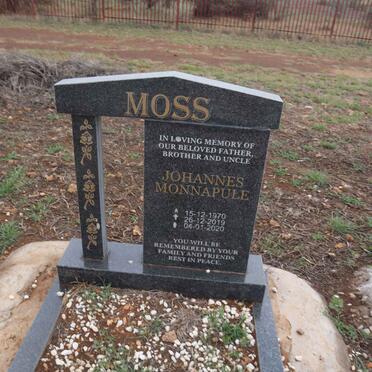 MOSS Johannes Monnapule 1970-2019