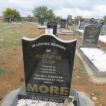MORE Kedinetse Elisa 1940-2022