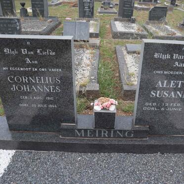 MEIRING Cornelius Johannes 1910-1966 & Aletta Susanna 1917-2012