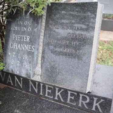 NIEKERK Pieter Johannes, van 1910-1983