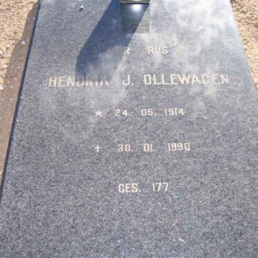 OLLEWAGEN Hendrik J. 1914-1990