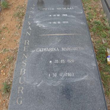 RENSBURG Pieter Nicolaas, Janse van 1918-1998 & Catharina Margaretha 1920-2003