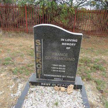 SEEKOEI France Goitsemodimo 1947-2014