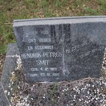SMIT Hendrik Petrus 1871-1962