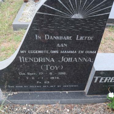 TERBLANCHE Johan C.G. 1908-1978 & Hendrina Johanna 1916-1974 _3