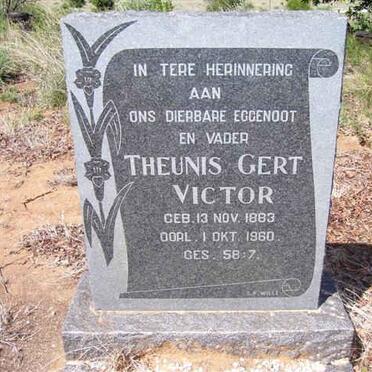VICTOR Theunis Gert 1883-1960