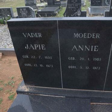WEIDEMAN Japie 1895-1973 & Annie 1905-1973 _2