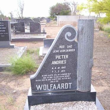 WOLFAARDT Pieter Andries 1945-1971