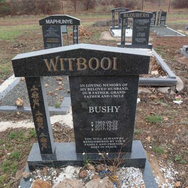WITBOOI Bushy 1963-2017