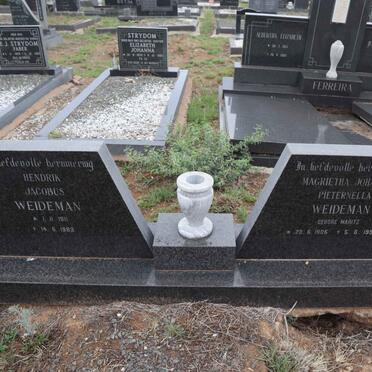 WEIDEMAN Hendrik Jacobus 1911-1983 & Magrietha Johanna Pieternella MARITZ 1905-1994