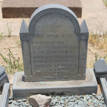 NIEKERK Aletta Magdelena, van 1943-1943