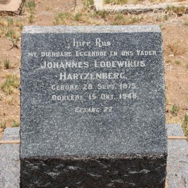 HARTZENBERG Johannes Lodewikus 1875-1948