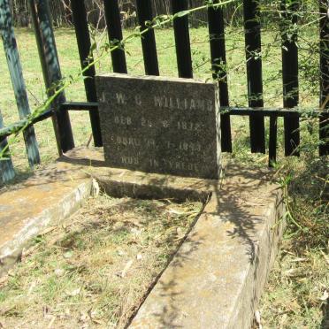 WILLIAMS J.W.C. 1872-1943