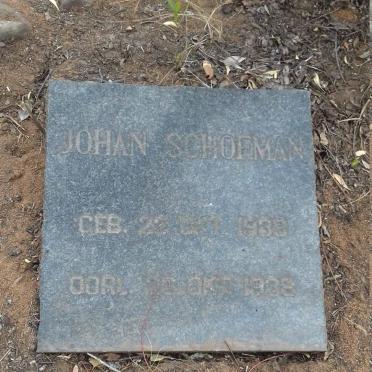 SCHOEMAN Johan 1938-1938