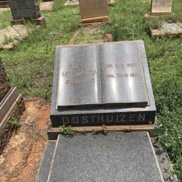 OOSTHUIZEN Aletta Magdalena nee GROBLER 1907-1961