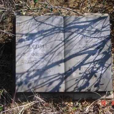 KRUGER Casper Jan Hendrik 1847-1905 &amp; Sophia M. DU PLESSIS 1848-189?