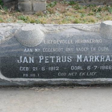 MARKRAM Jan Petrus 1912-1966