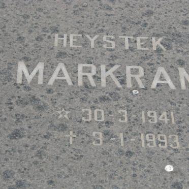 MARKRAM Heystek 1941-1993