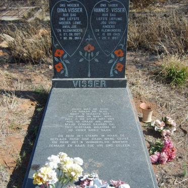 VISSER Hannes 1949-1997 &amp; Dina 1927-2011