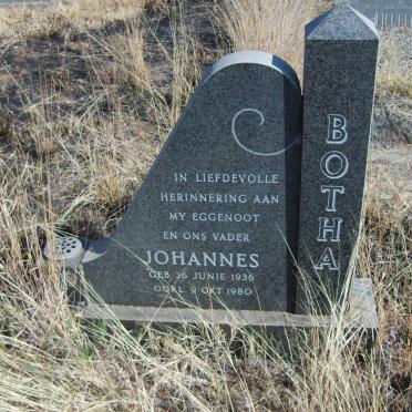 BOTHA Johannes 1936-1980