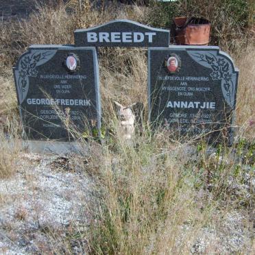 BREEDT George Frederik 1920-2004 &amp; Annatjie 1927-2002