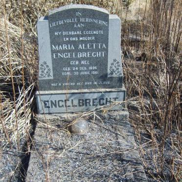 ENGELBRECHT Maria Aletta nee NEL 1895-1961