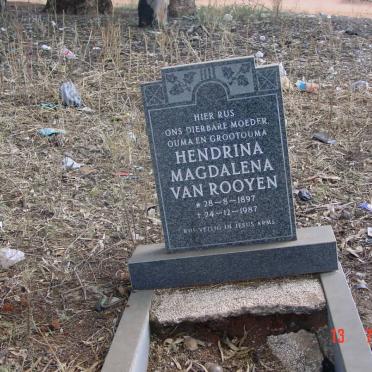 ROOYEN Hendrina Magdalena, van 1897-1987