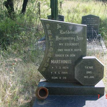PRETORIUS Marthinus 1924-1994