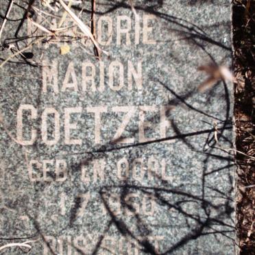 COETZEE Marjorie Marion 1950-1950