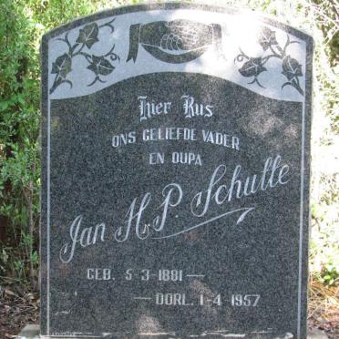 SCHUTTE Jan H.P. 1881-1957