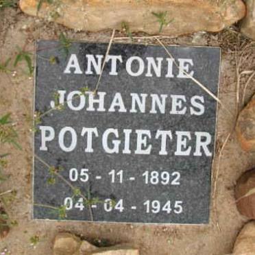 POTGIETER Antonie Johannes 1892-1945