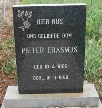 ERASMUS Pieter 1886-1959