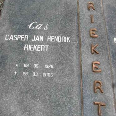RIEKERT Casper Jan Hendrik 1925-2005