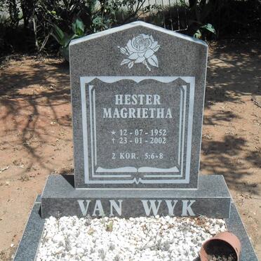 WYK Hester Magrietha, van 1952-2002